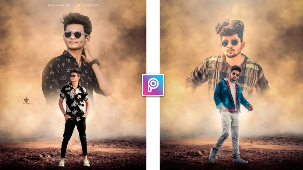 PicsArt Dual Photo Editing Picsart Poster Photo Editing