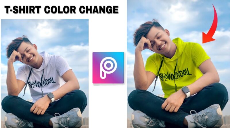 how i change clothes color in picsart