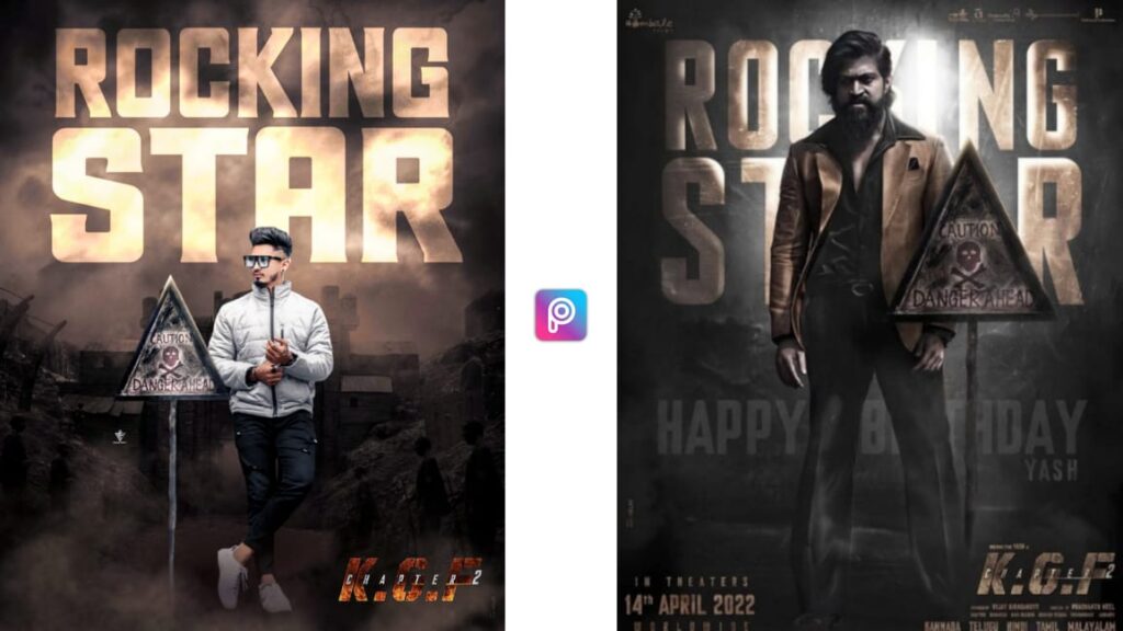 Rocking Star KGF Photo Editing