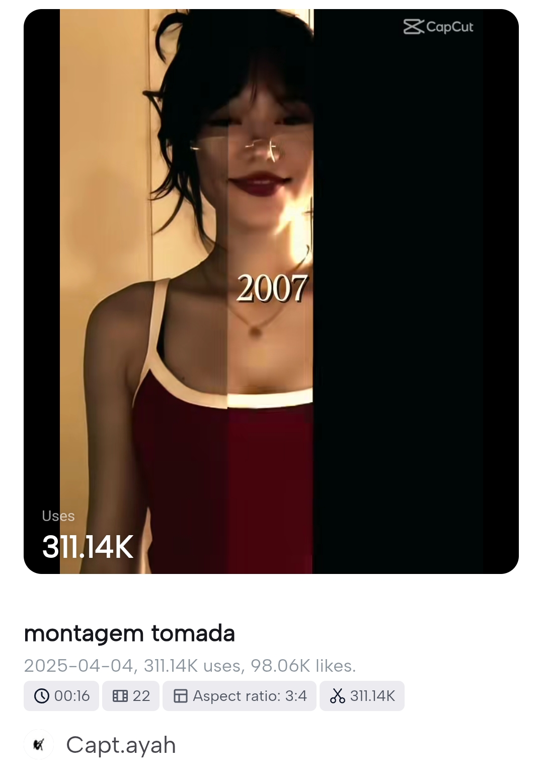 Trending Montagem Tomada Capcut Template Instagram Viral Reels