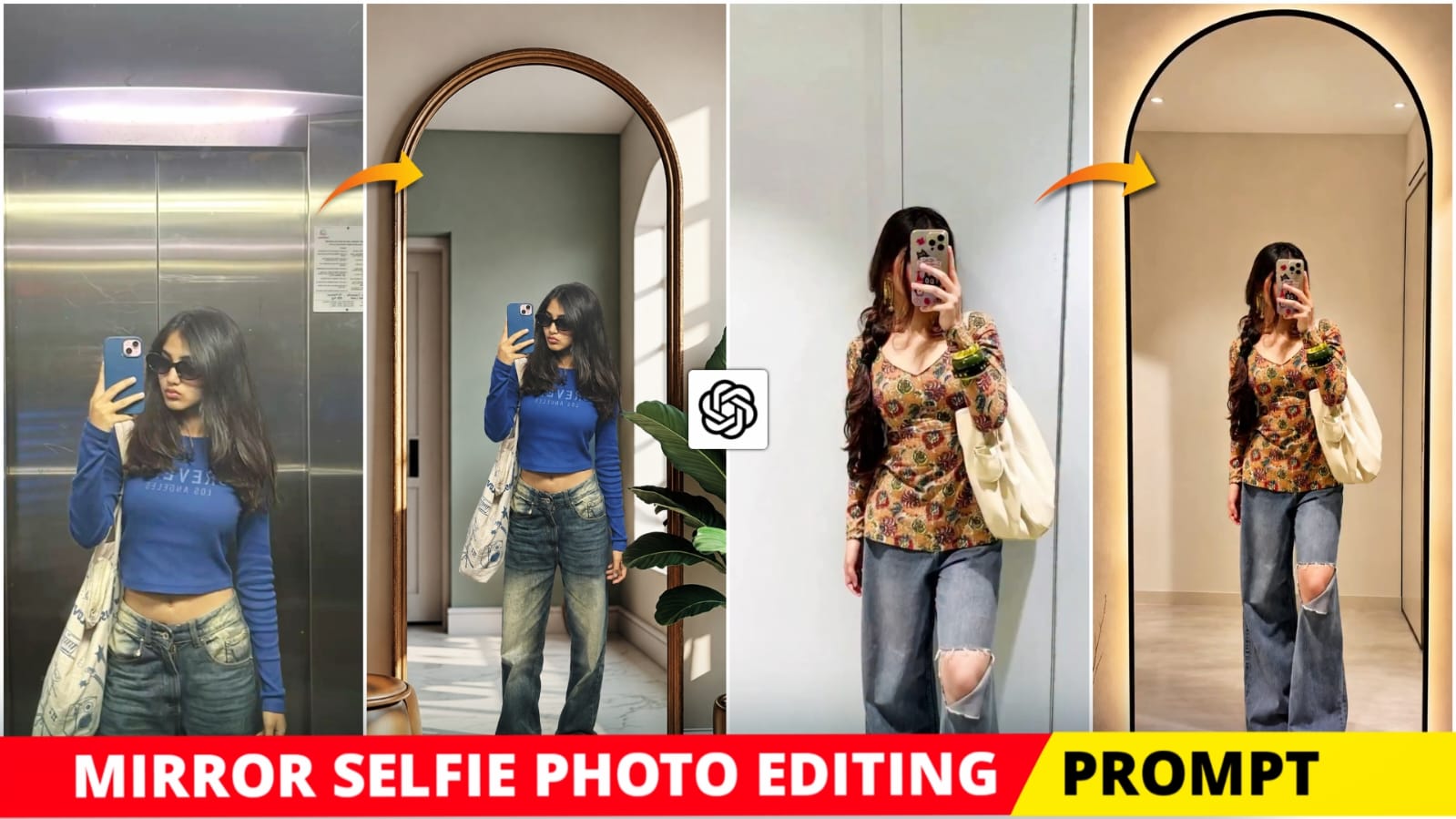 Trending Ai Mirror Selfie Photo Editing Prompt | ChatGPT Photo Editing ...