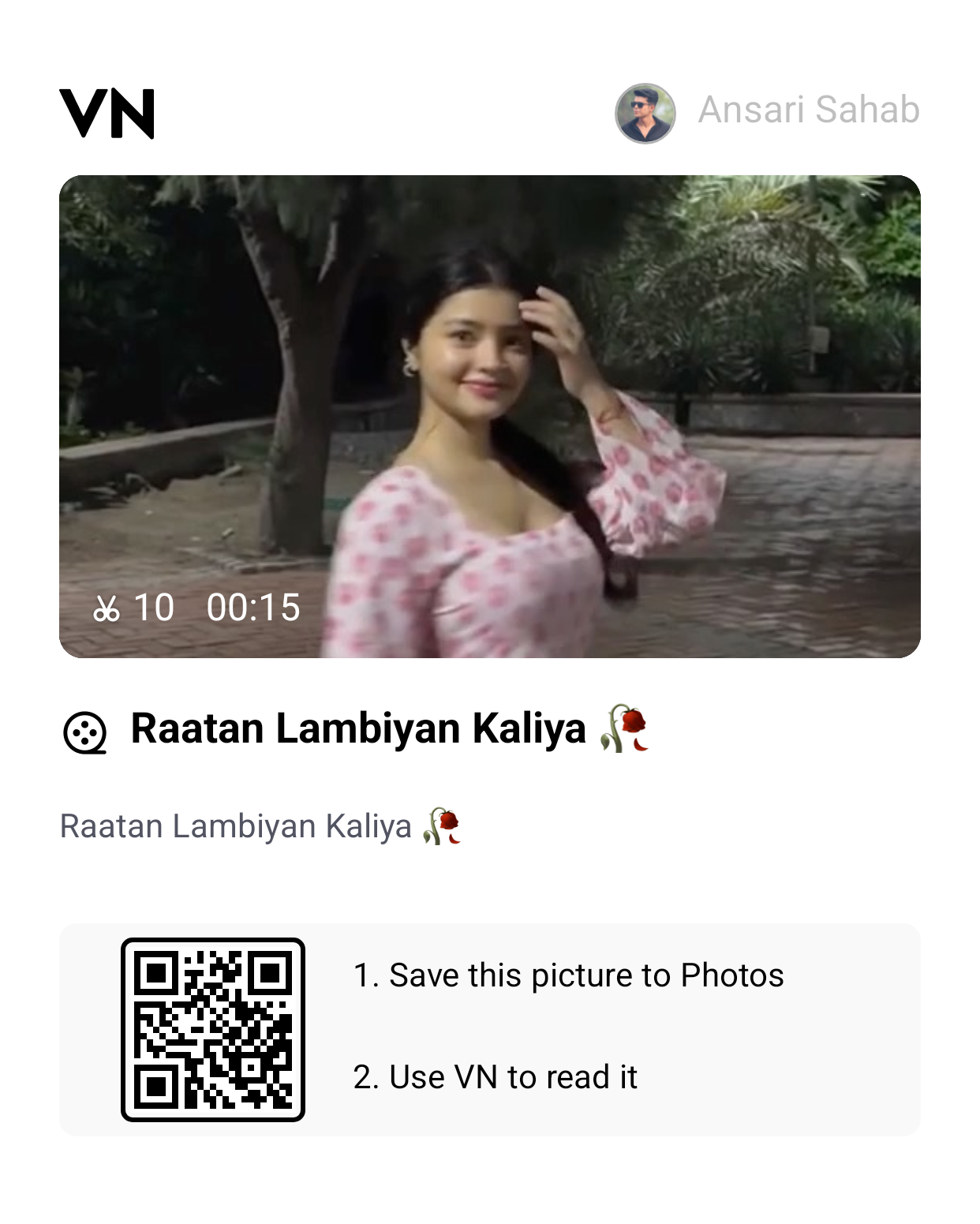VN Template QR