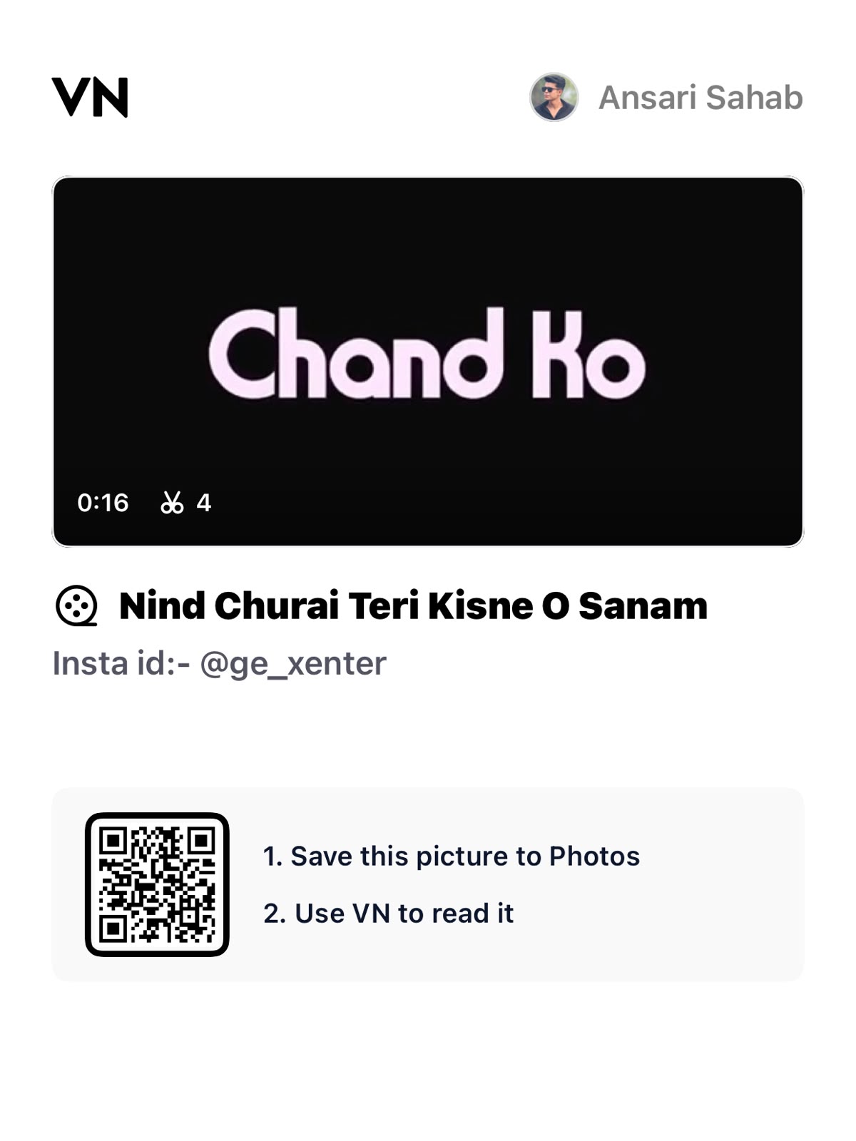 VN Template QR Code