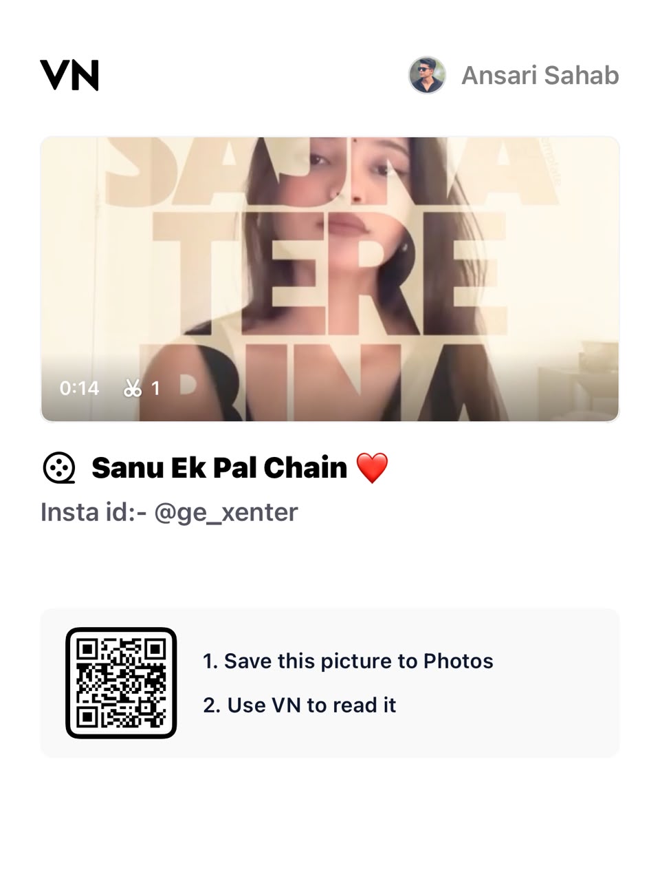 VN Template QR Code